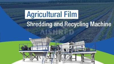Agricultural Film Shredding and Recycling Machine