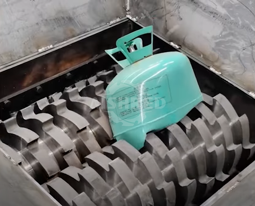 Double Shaft LPG Cyclinder Shredder