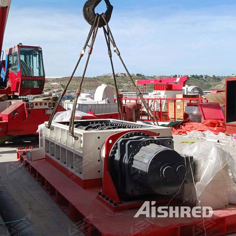 Double Shaft Shredder Chamber Box