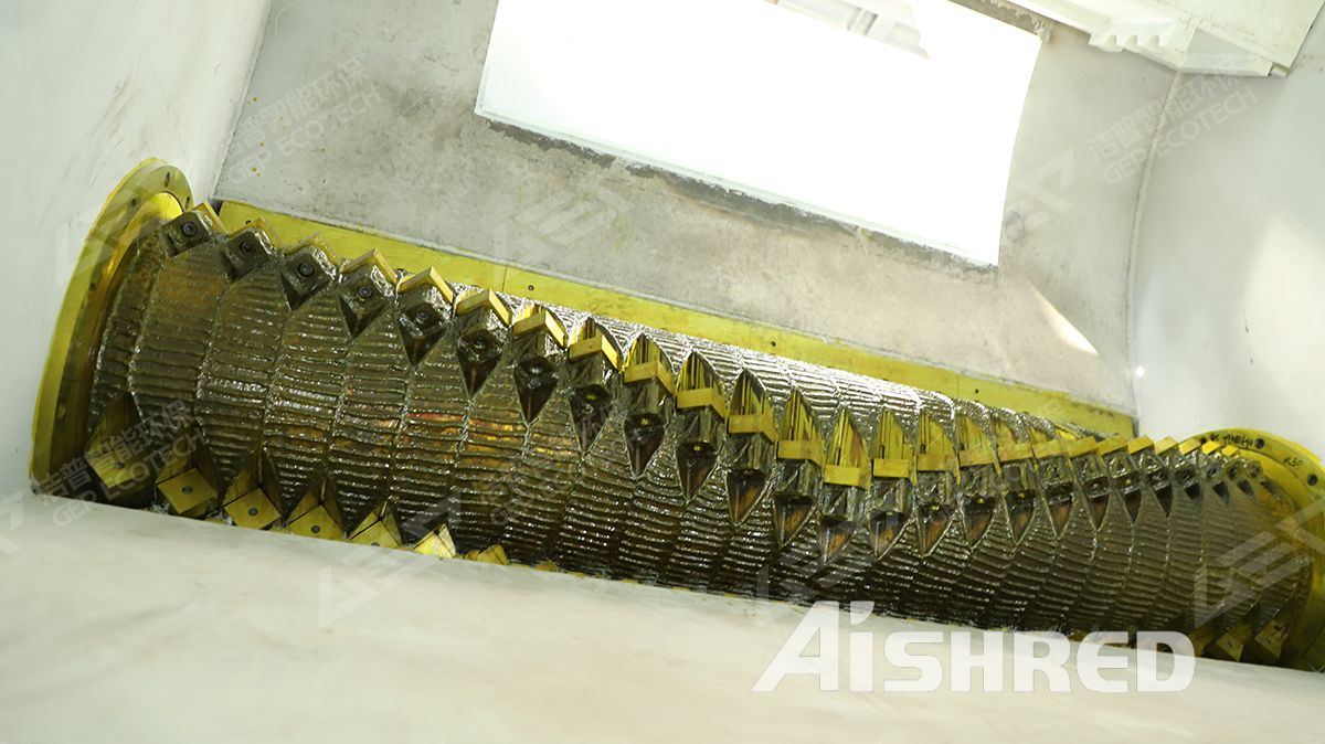 Blade Designs of AISHRED Single-Shaft Shredder