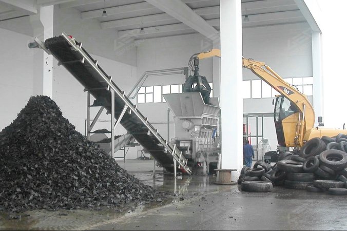 Tire Shredding Project in Kazakhstan