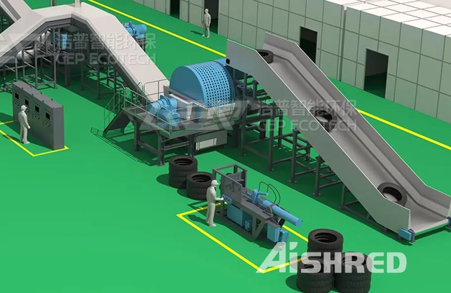 Waste Tyre Recycling Plant