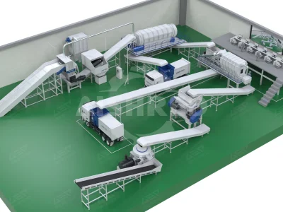 Municipal Solid Waste Sorting Plant
