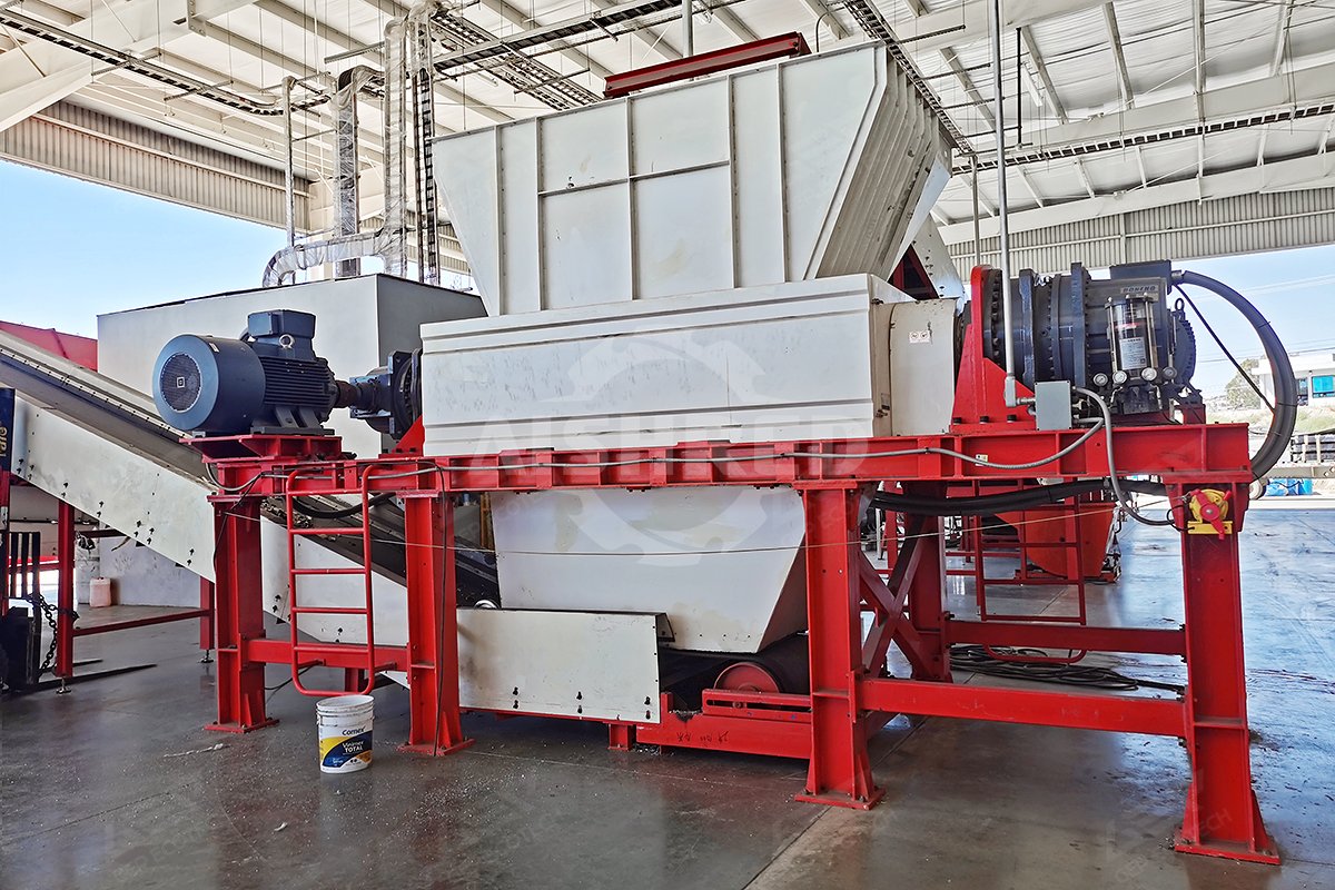 Dual Shaft Aluminum Shredder