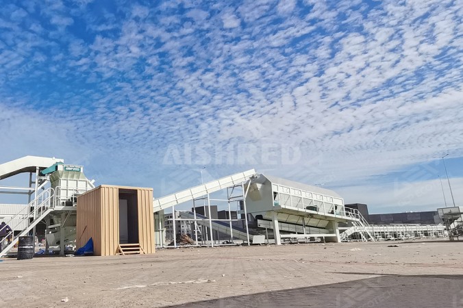 Trommel Screen for 50TPH Dual-Output Waste-to-Fuel Project in the Middle East