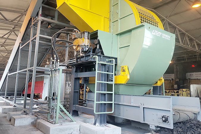 Special Twin-Shaft Shredder for Waste Tires