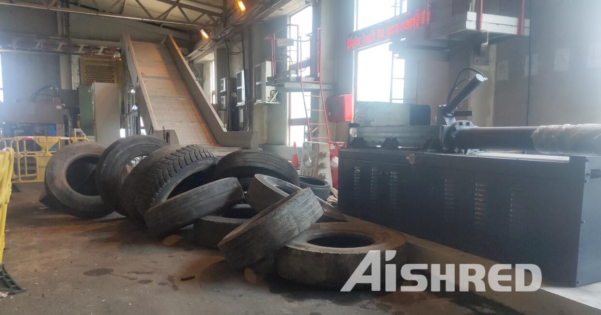 Waste Tyre Shredding Plant