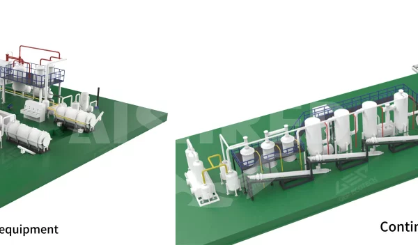 Main Differences Between Batch and Continuous Tire Pyrolysis and Oil Refining Equipment