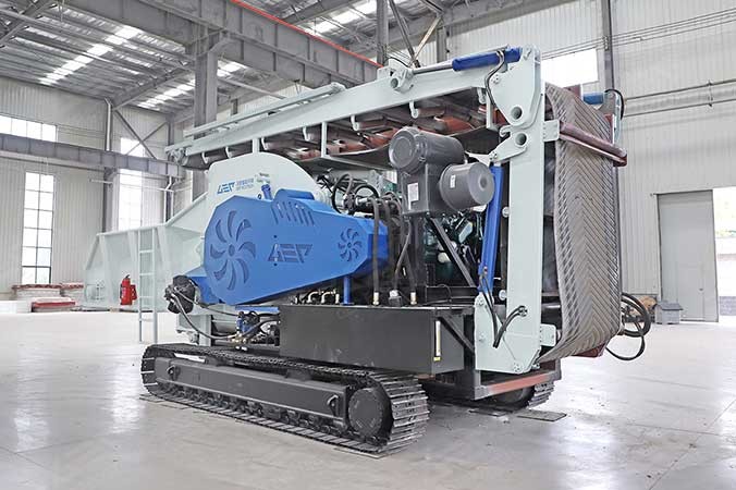 Crawler Type Mobile Shredder Plant