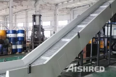 AIShred Shredder Machine in Recycling of Waste Oil Drums