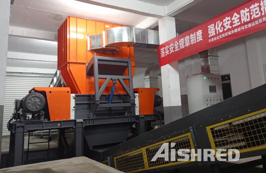 Industrial 2 Shaft Waste Shredder