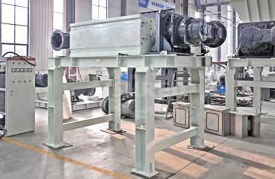 Double Shaft Shredder Dual Shaft Shredder Tire Shredder Tire Pre-shredder 