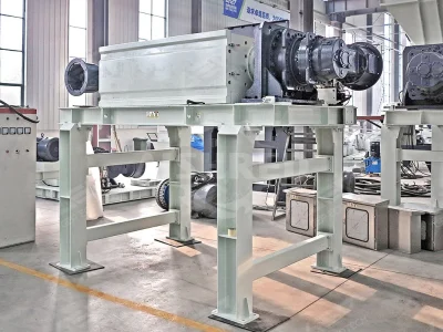 Double Shaft Shredder Dual Shaft Shredder Tire Shredder Tire Pre-shredder 