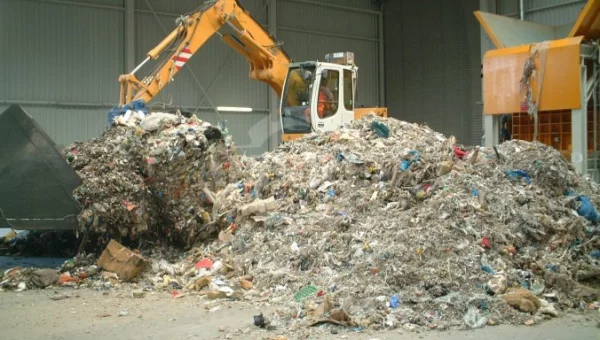 Shredder Plant for Processing of Municipal Solid Waste