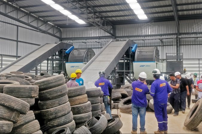 Waste Tire Pyrolysis Project in Thailand