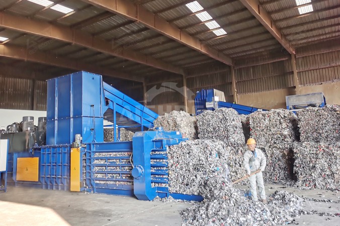Waste Baler Machine for China Yangtze River Delta Annual Production of 100,000 Tons of Textile Waste to Alternative Fuel Project