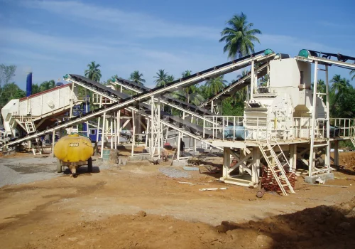 50TPH C&D Waste Recycling, Feeding Size ≤500mm, Power 265kW