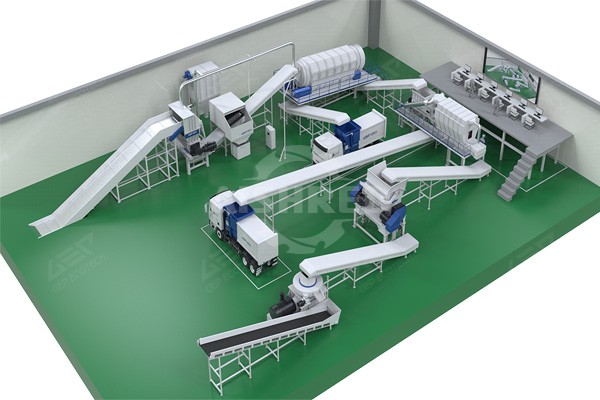 MSW to RDF Pelletizing Line