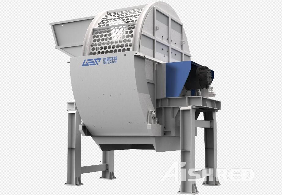 Tyre Recycling Shredder With Sieve