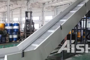 Máy hủy tài liệu AISHred trong tái chế thùng dầu thải