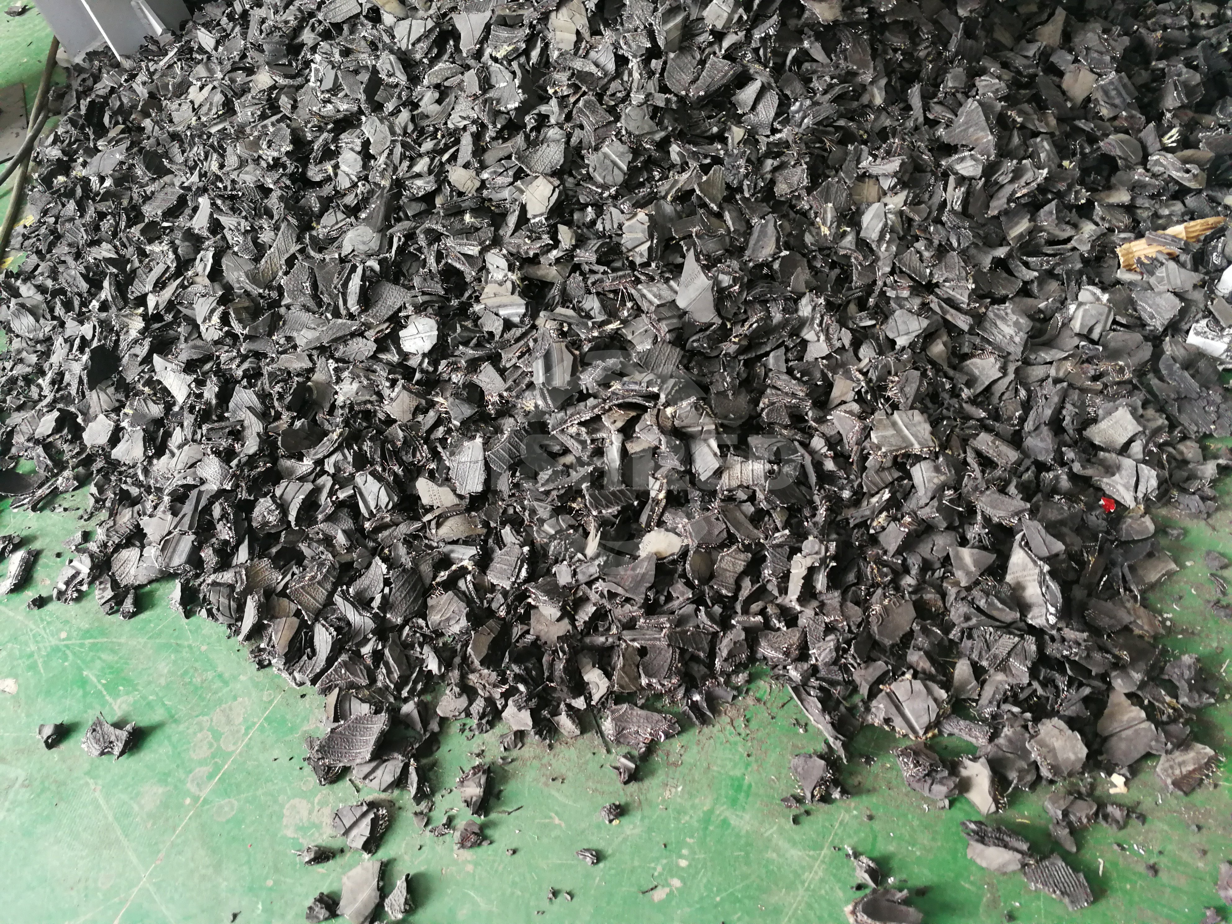 Rubber chips