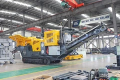 Tracked Mobile Diesel Shredder for 5–10 TPH MSW and C&D Waste Recycling