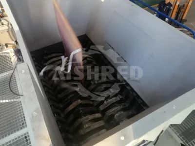 Heavy Duty Copper Sheet Shredder GD10Q, CrNiMo High Alloy Cutter, HRC55