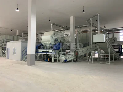 100TPD Municipal Solid Waste Recycling System, Discharge 50mm, Power 400kW