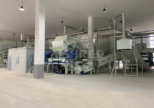 100TPD Municipal Solid Waste Recycling System, Discharge 50mm, Power 400kW