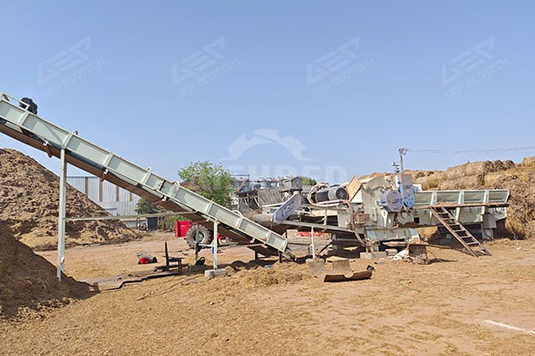 Drum Chipper for Straw Bales Recycling Project in South Asia